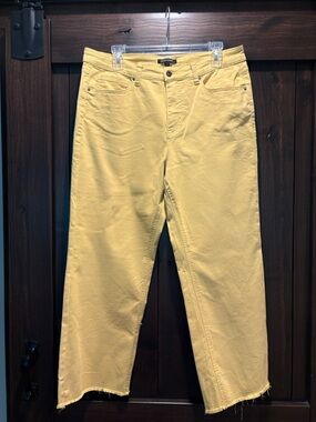 John Mark Yellow Denim Pants